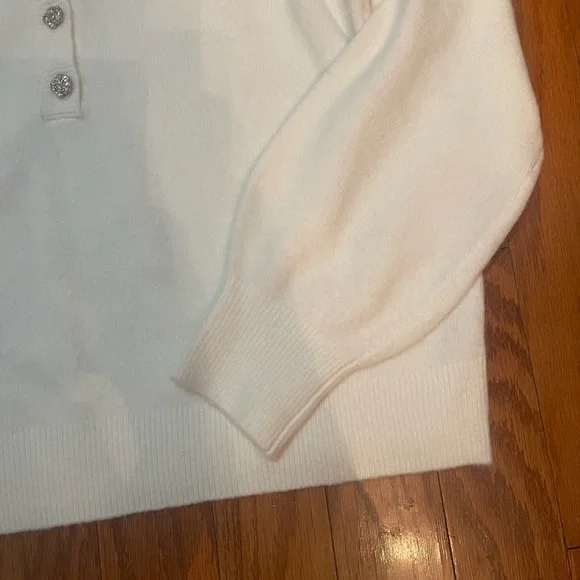 Loft Jeweled Button Sweater - Picture 5 of 9